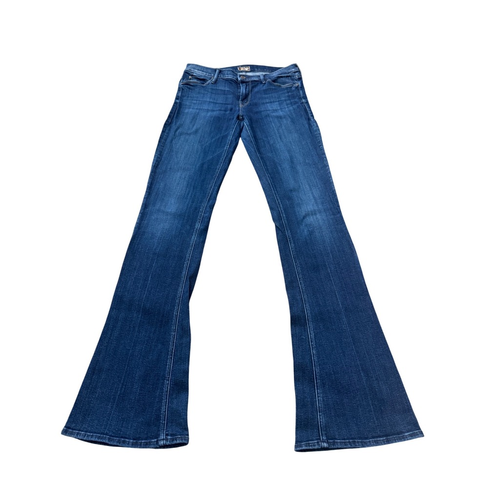 Mother The Runway Flare Jeans Tempted by Fate Dark Wash Bell Bottom Denim